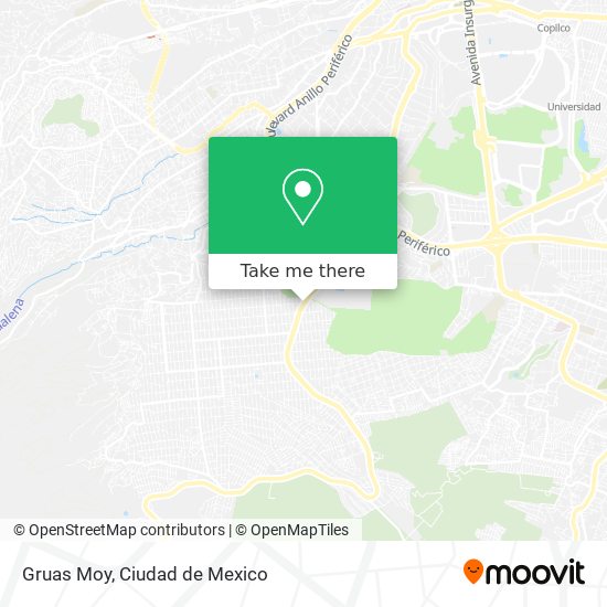 Gruas Moy map