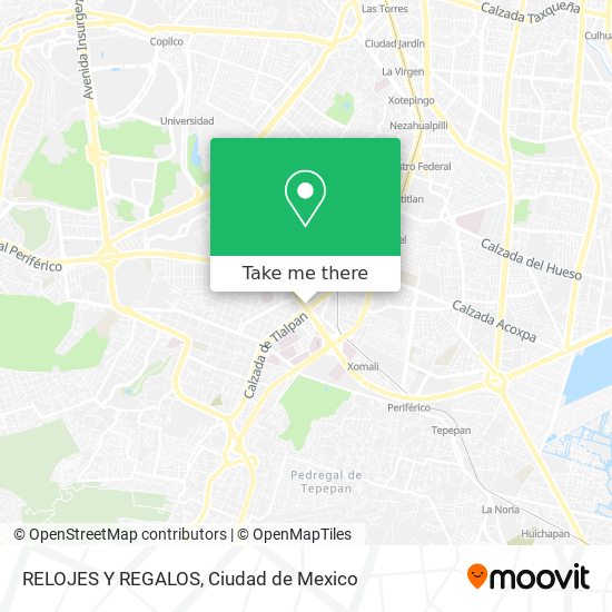 RELOJES Y REGALOS map