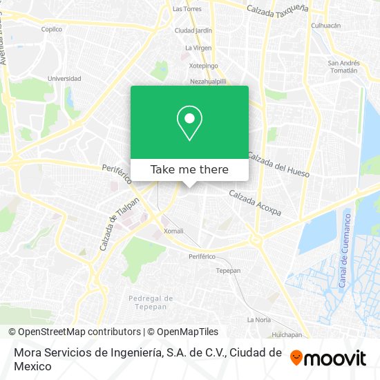 Mora Servicios de Ingeniería, S.A. de C.V. map