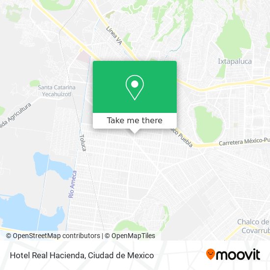 Mapa de Hotel Real Hacienda
