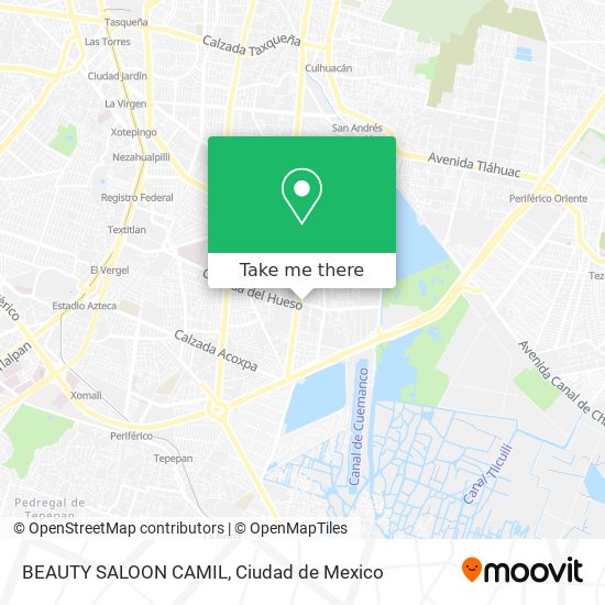 BEAUTY SALOON CAMIL map