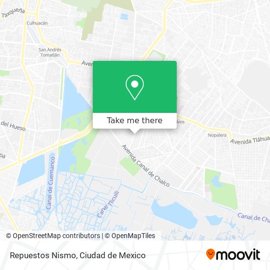 Repuestos Nismo map