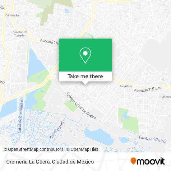 Cremería La Güera map