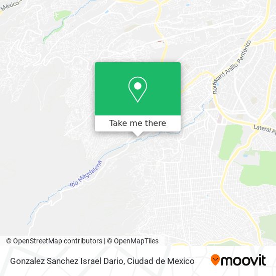 Gonzalez Sanchez Israel Dario map