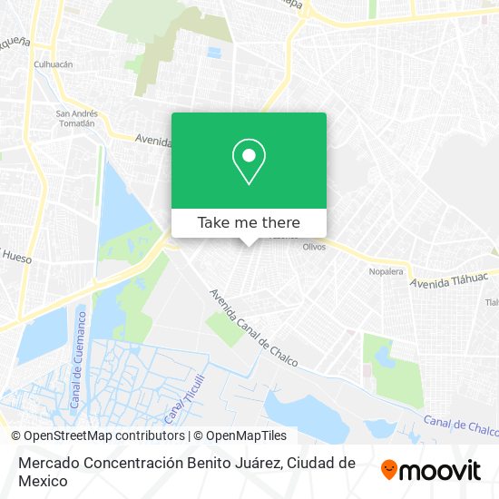 Mapa de Mercado Concentración Benito Juárez