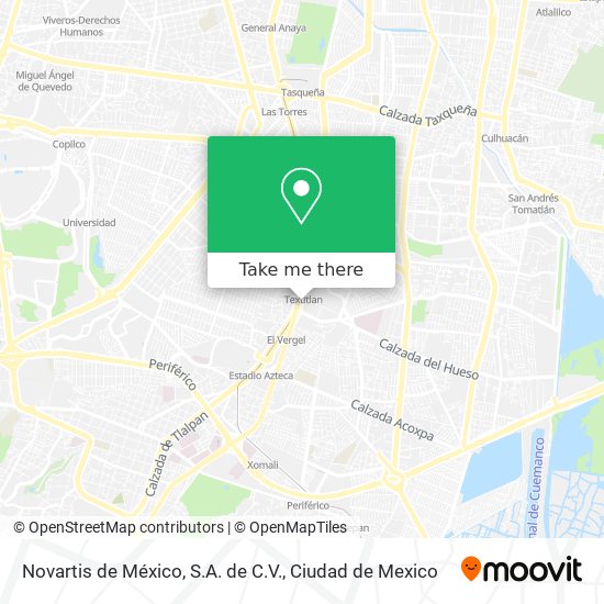 Novartis de México, S.A. de C.V. map