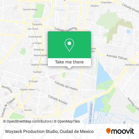Mapa de Woyzeck Production Studio