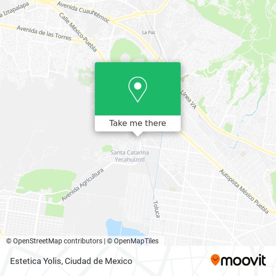 Estetica Yolis map