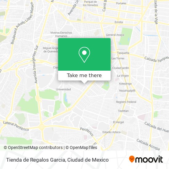 Tienda de Regalos Garcia map