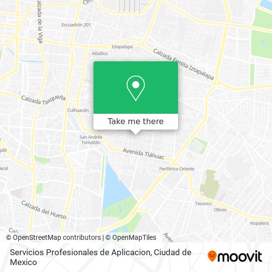 Mapa de Servicios Profesionales de Aplicacion