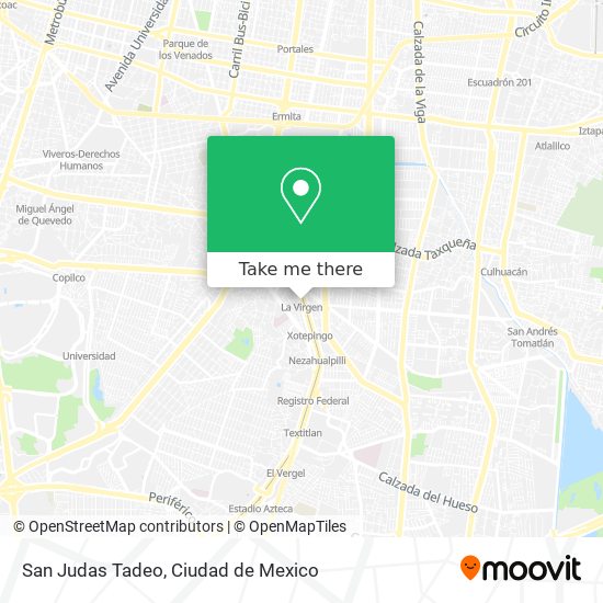 Mapa de San Judas Tadeo