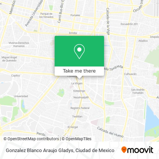 Gonzalez Blanco Araujo Gladys map