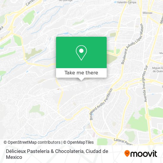 Délicieux Pastelería & Chocolatería map