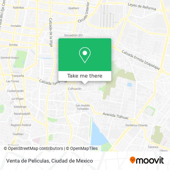 Mapa de Venta de Peliculas