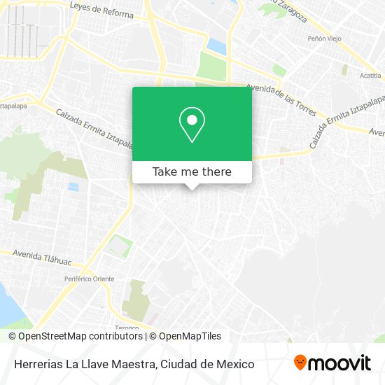 Herrerias La Llave Maestra map