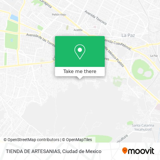 TIENDA DE ARTESANIAS map