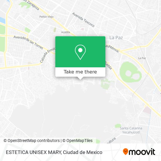 ESTETICA UNISEX MARY map