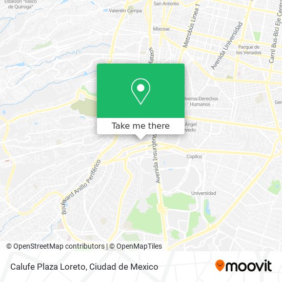 Mapa de Calufe Plaza Loreto