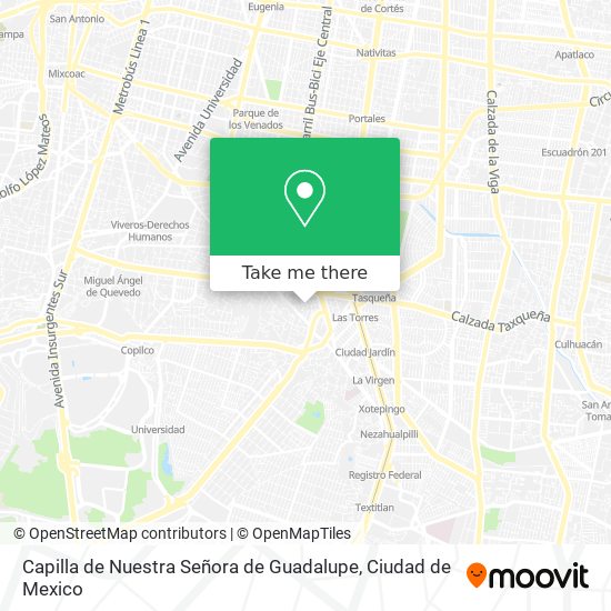 Capilla de Nuestra Señora de Guadalupe map