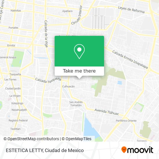 Mapa de ESTETICA LETTY