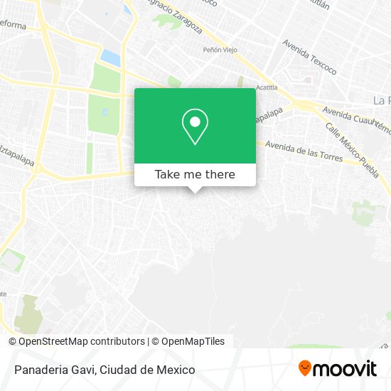 Panaderia Gavi map