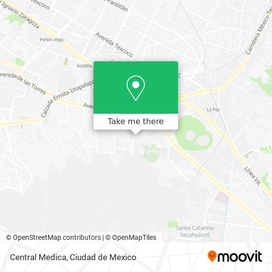 Central Medica map