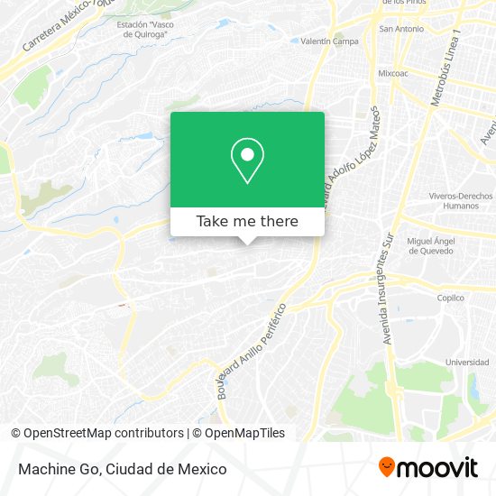 Machine Go map