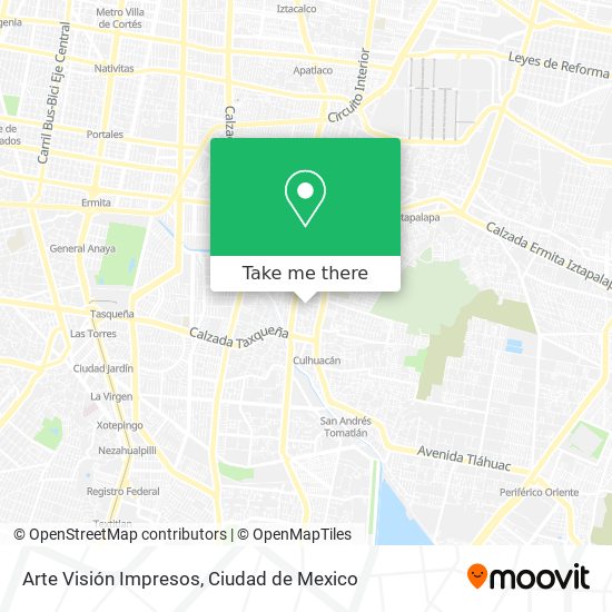 Arte Visión Impresos map