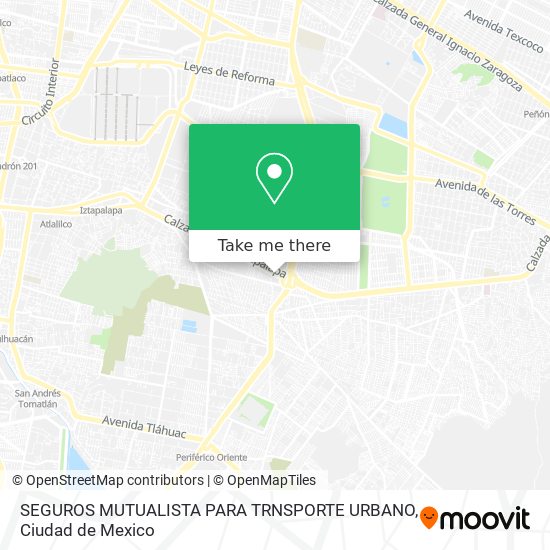 SEGUROS MUTUALISTA PARA TRNSPORTE URBANO map