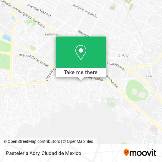 Mapa de Pasteleria Adry