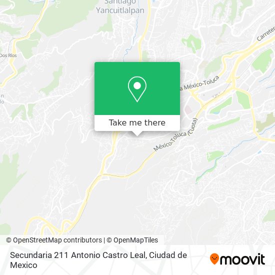 Secundaria 211 Antonio Castro Leal map