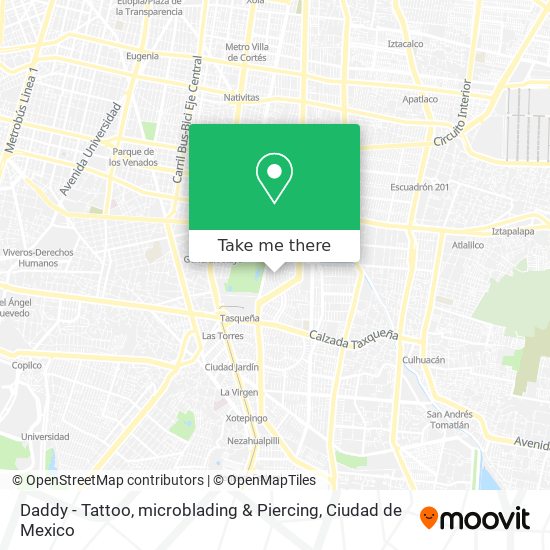 Daddy - Tattoo, microblading & Piercing map