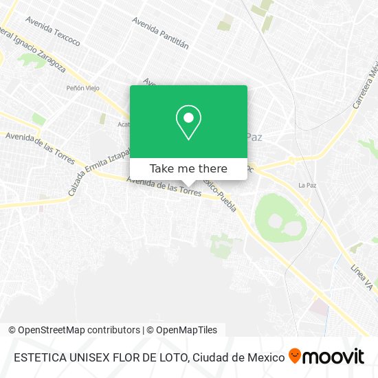 Mapa de ESTETICA UNISEX FLOR DE LOTO