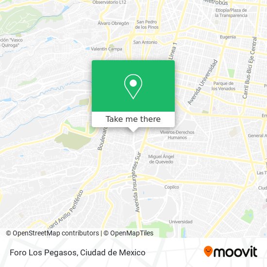 Mapa de Foro Los Pegasos