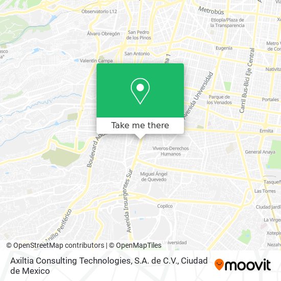 Mapa de Axiltia Consulting Technologies, S.A. de C.V.