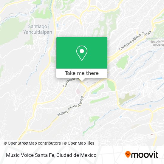 Music Voice Santa Fe map