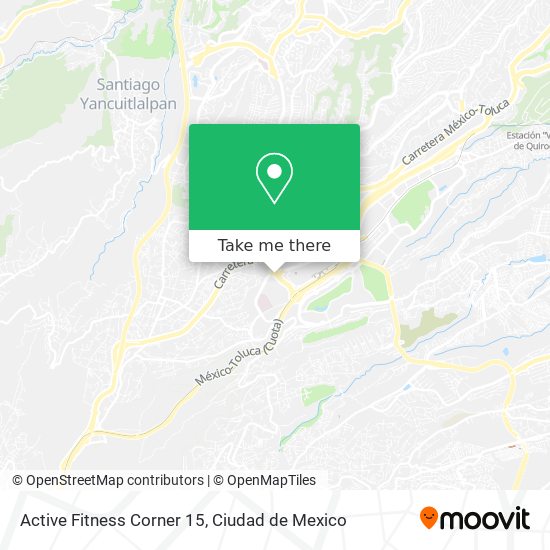 Active Fitness Corner 15 map