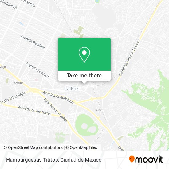 Mapa de Hamburguesas Tititos