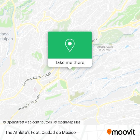 The Athlete's Foot map