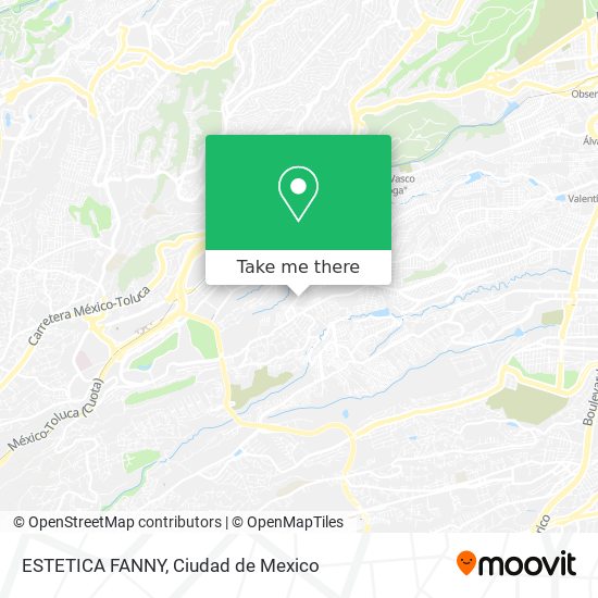 ESTETICA FANNY map