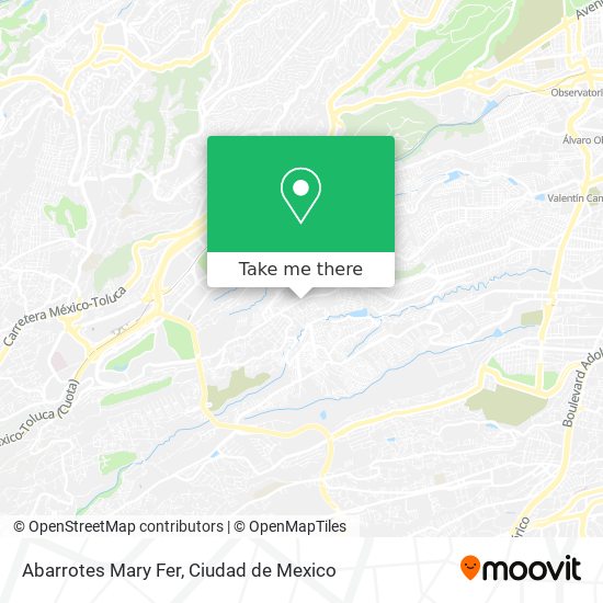 Abarrotes Mary Fer map