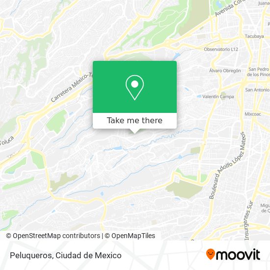 Peluqueros map