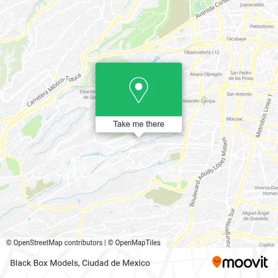 Black Box Models map