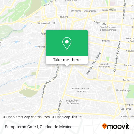 Mapa de Sempiterno Cafe I