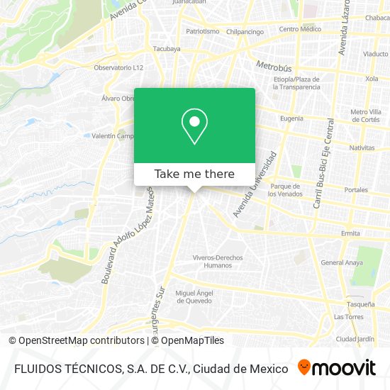 FLUIDOS TÉCNICOS, S.A. DE C.V. map