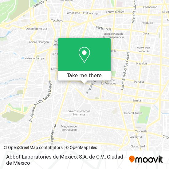 Abbot Laboratories de México, S.A. de C.V. map