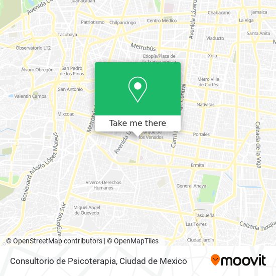 Mapa de Consultorio de Psicoterapia