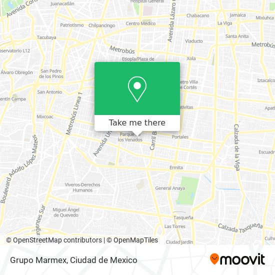 Mapa de Grupo Marmex