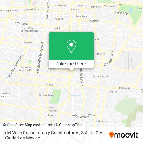 del Valle Consultores y Constructores, S.A. de C.V. map