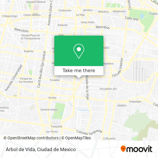 Árbol de Vida map